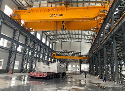QD Type electric double-girder bridge crane with hook