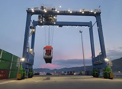MG Type tire mounted container gantry cranes