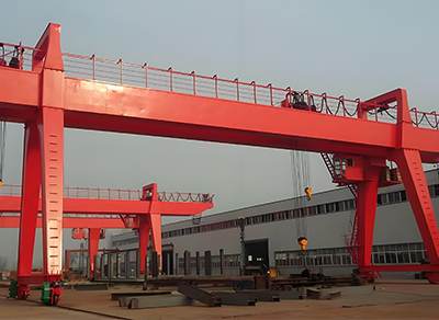MG Type double-beam gantry cranes with hook