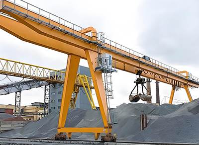 MZ Type double beam grab bucket gantry cranes