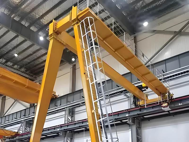 MB Type semi-gantry cranes with electric hoist