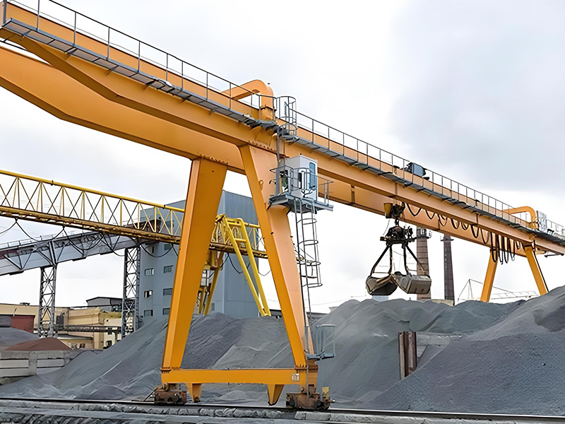 MZ Type double beam grab bucket gantry cranes