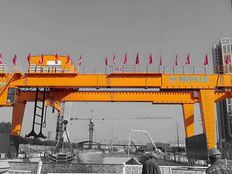 MG Type gantry cranes for subway construction