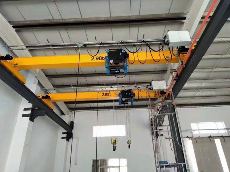 New type single girder bridge cranes