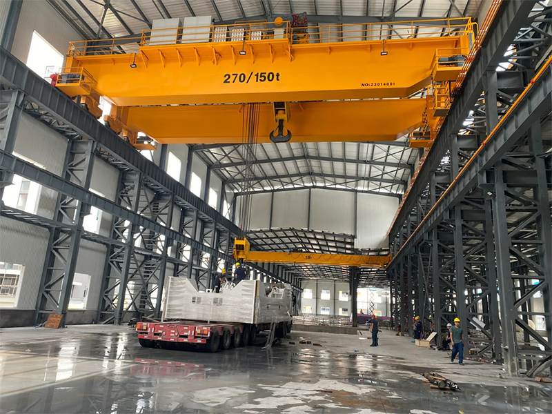 QD Type electric double-girder bridge crane with hook