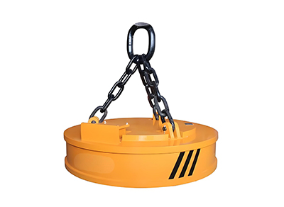 Round lifting electromagnet